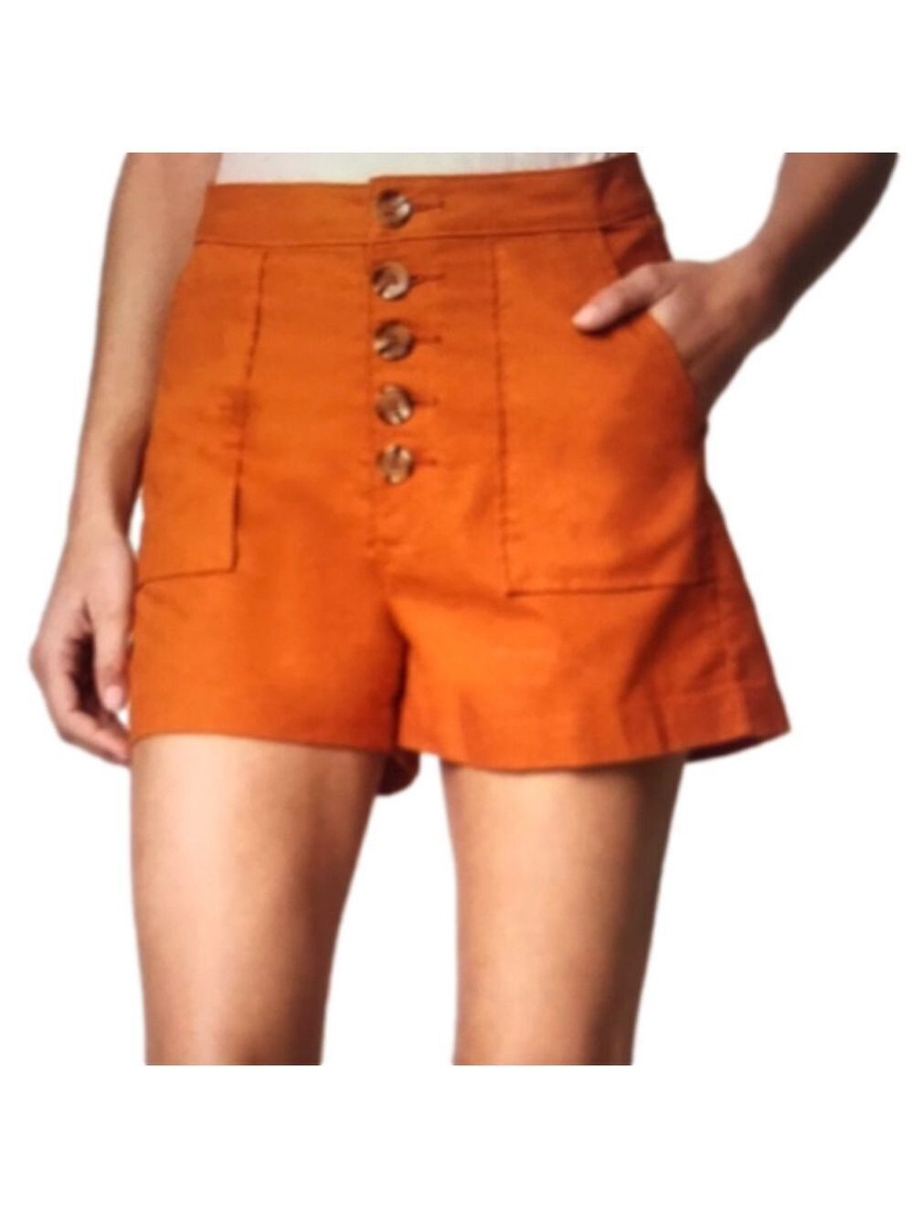 BLANK NYC LINEN BLEND SHORTS SZ 24